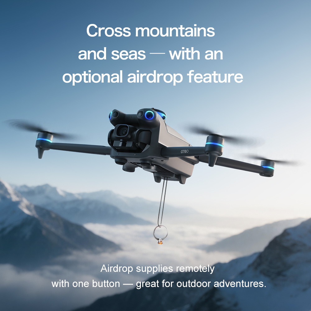 NOWY MINIDRON GT60 Z PODWÓJNYM – Drone Gps Mount recenzja i cena