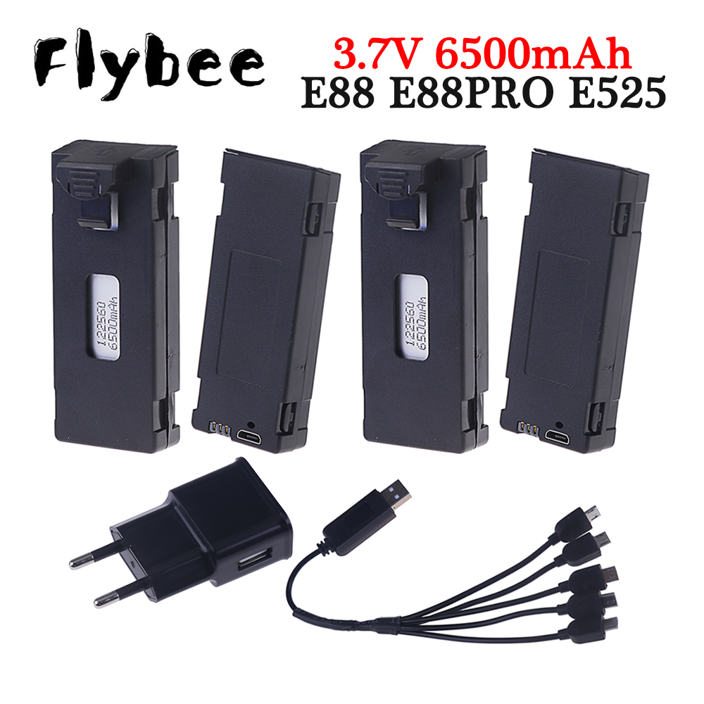 Akumulator 3.7V 6500mAh ładowa – Eachine Drone E58 recenzja i cena